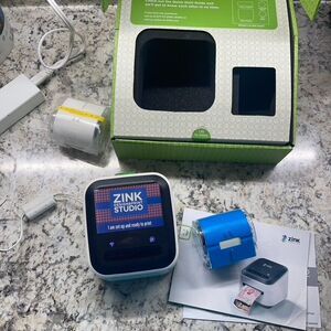 Wireless Zink Happy Smart App Printer Zero Ink Technology iPhone / Android